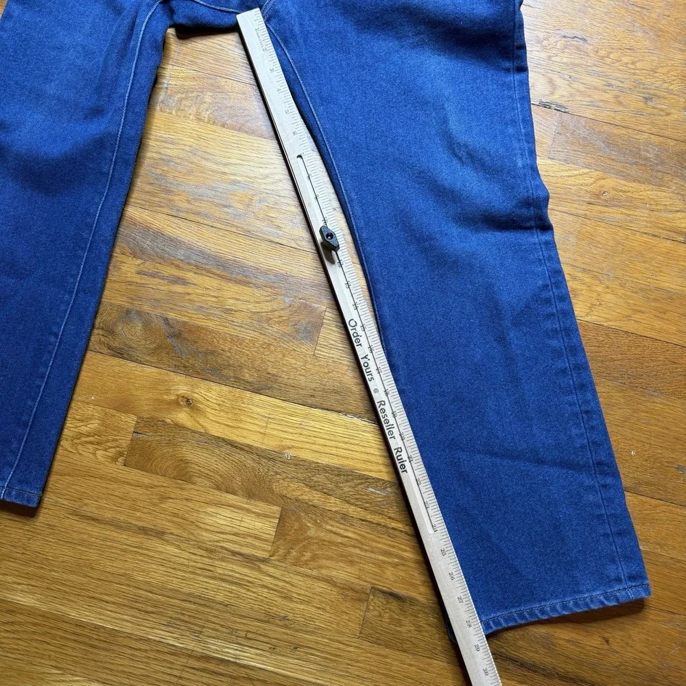 Levis 517 Jeans Men 34x29 Boot Cut Blue Denim‎ Cowboy Rodeo Western Classic